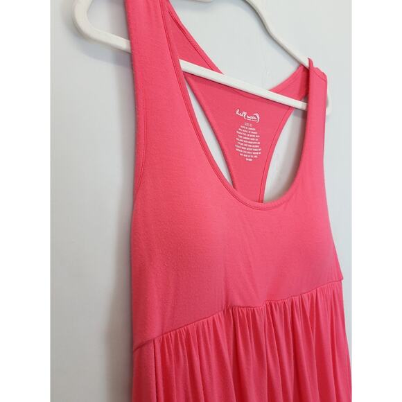 Half Moon By Modern Movement Athletic Workout Tank Dress Modal Women XL Salmon - Picture 8 of 8